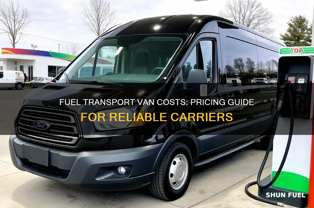 how much is a van that can carry fuel