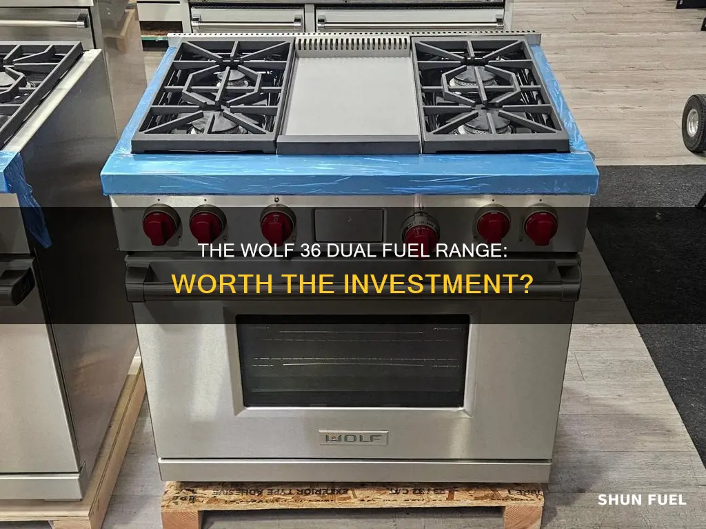 how much is a wolf 36 dual fuel range