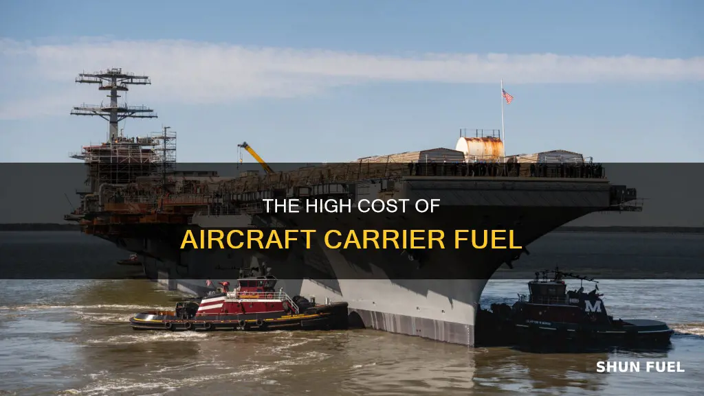 how much is aircraft carrier fuel