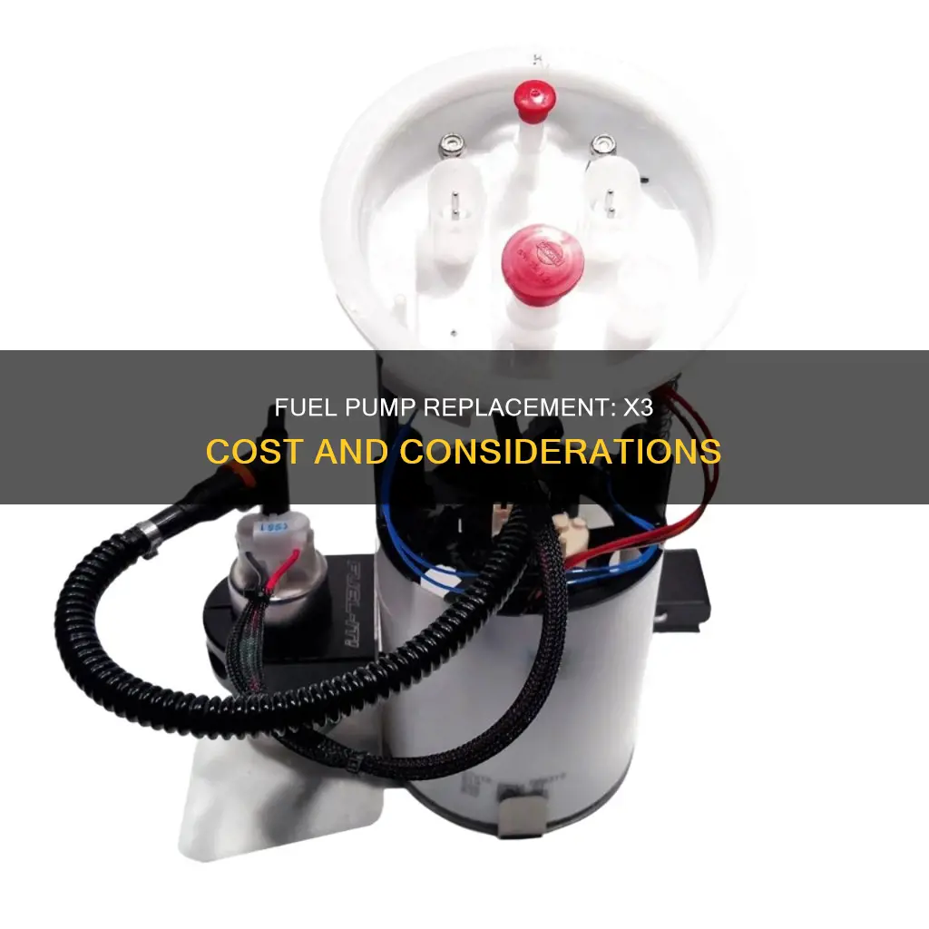 how much is an x3 fuel pump