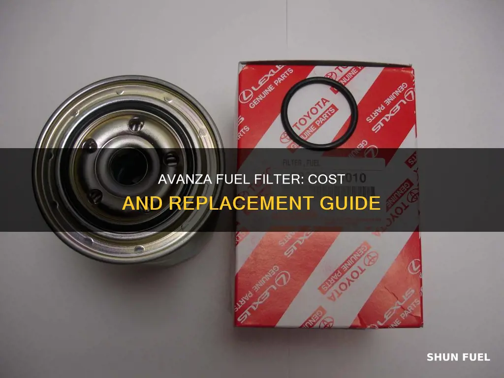 how much is avanza fuel filter