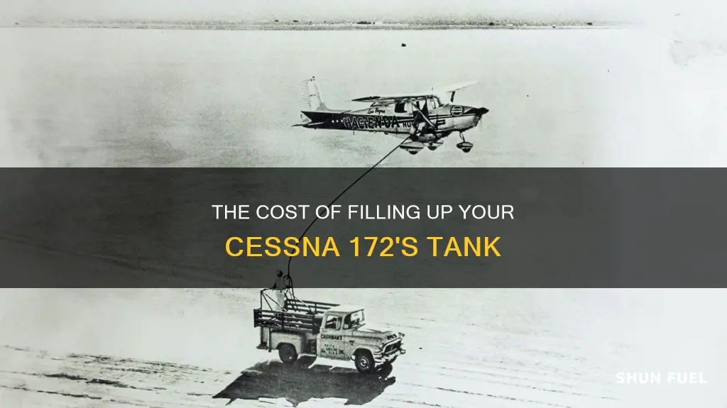 how much is aviation fuel for a cessna 172