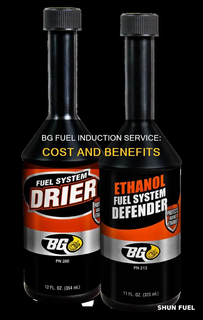how much is bg fuel induction service