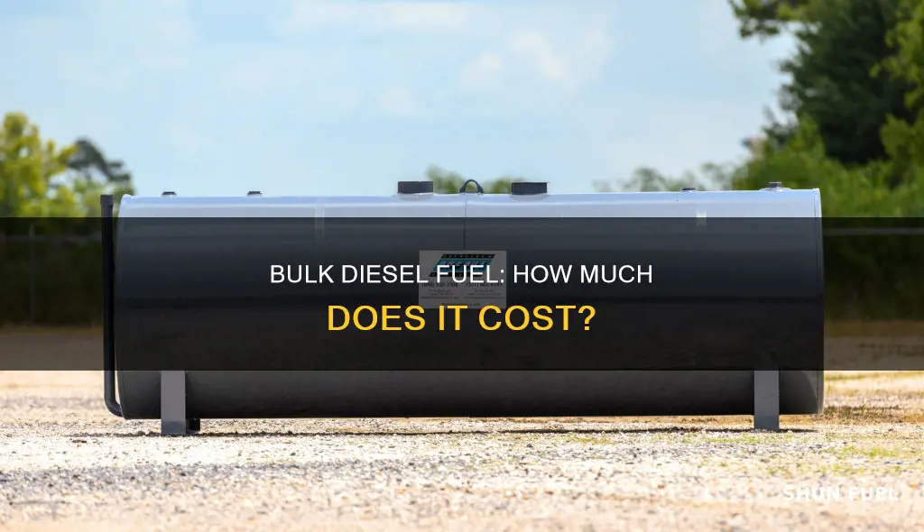 how much is bulk diesel fuel