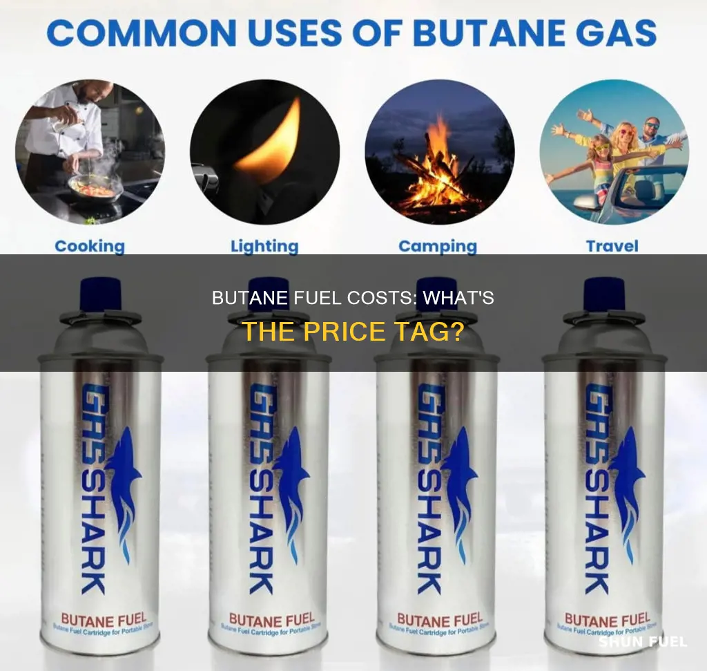 how much is butane fuel