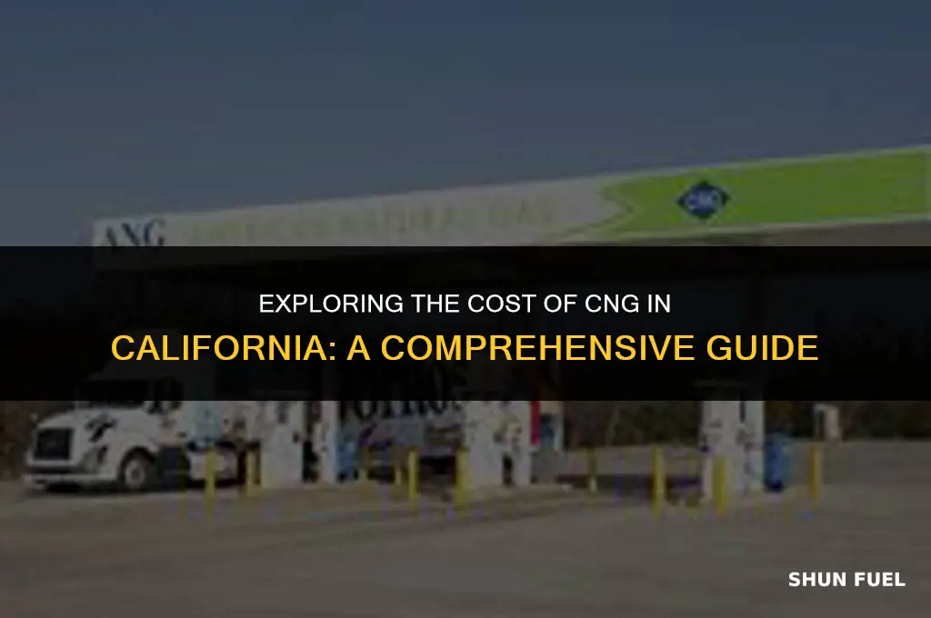 how much is cng in california