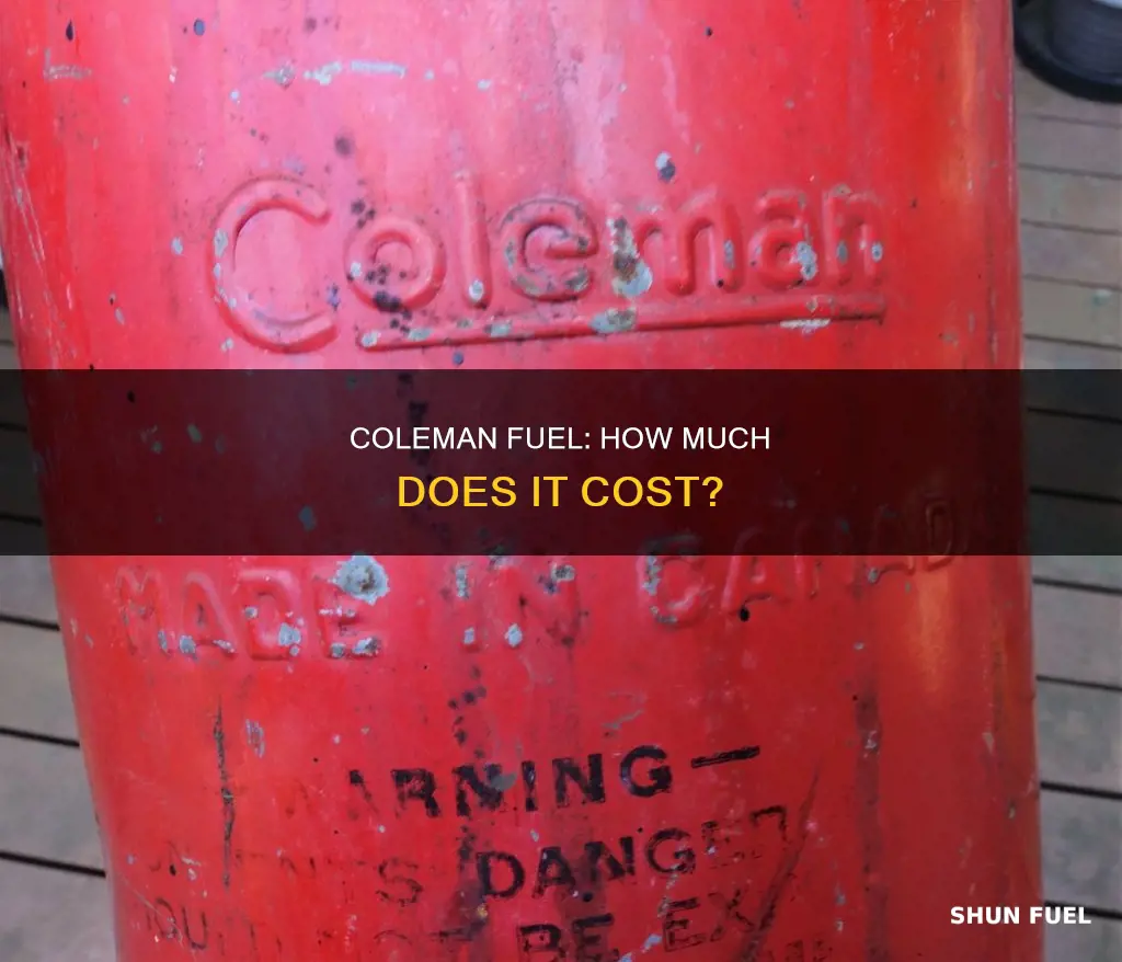 how much is coleman fuel