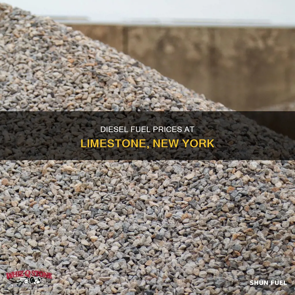 how much is diesel fuel at limestone new york