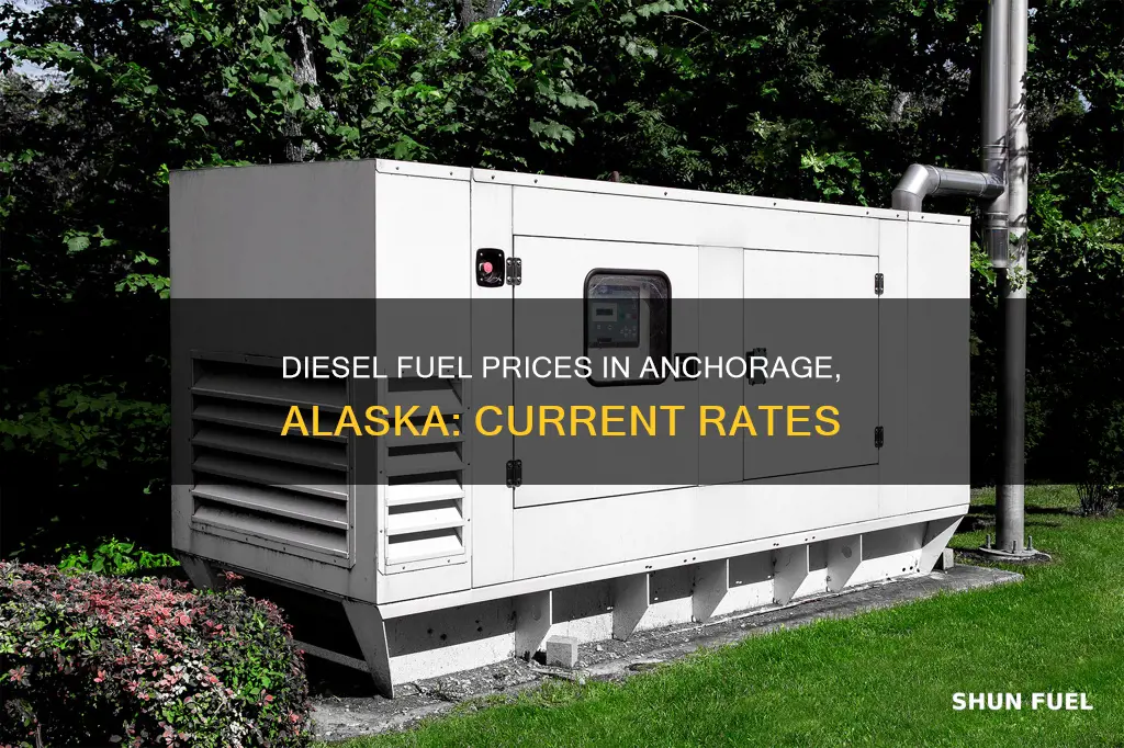 how much is diesel fuel in anchorage alaska