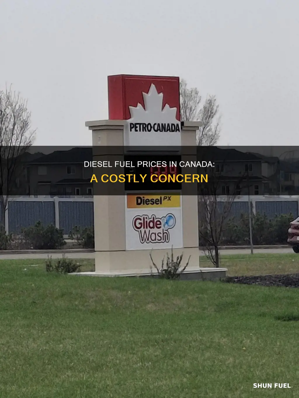 how much is diesel fuel in canada