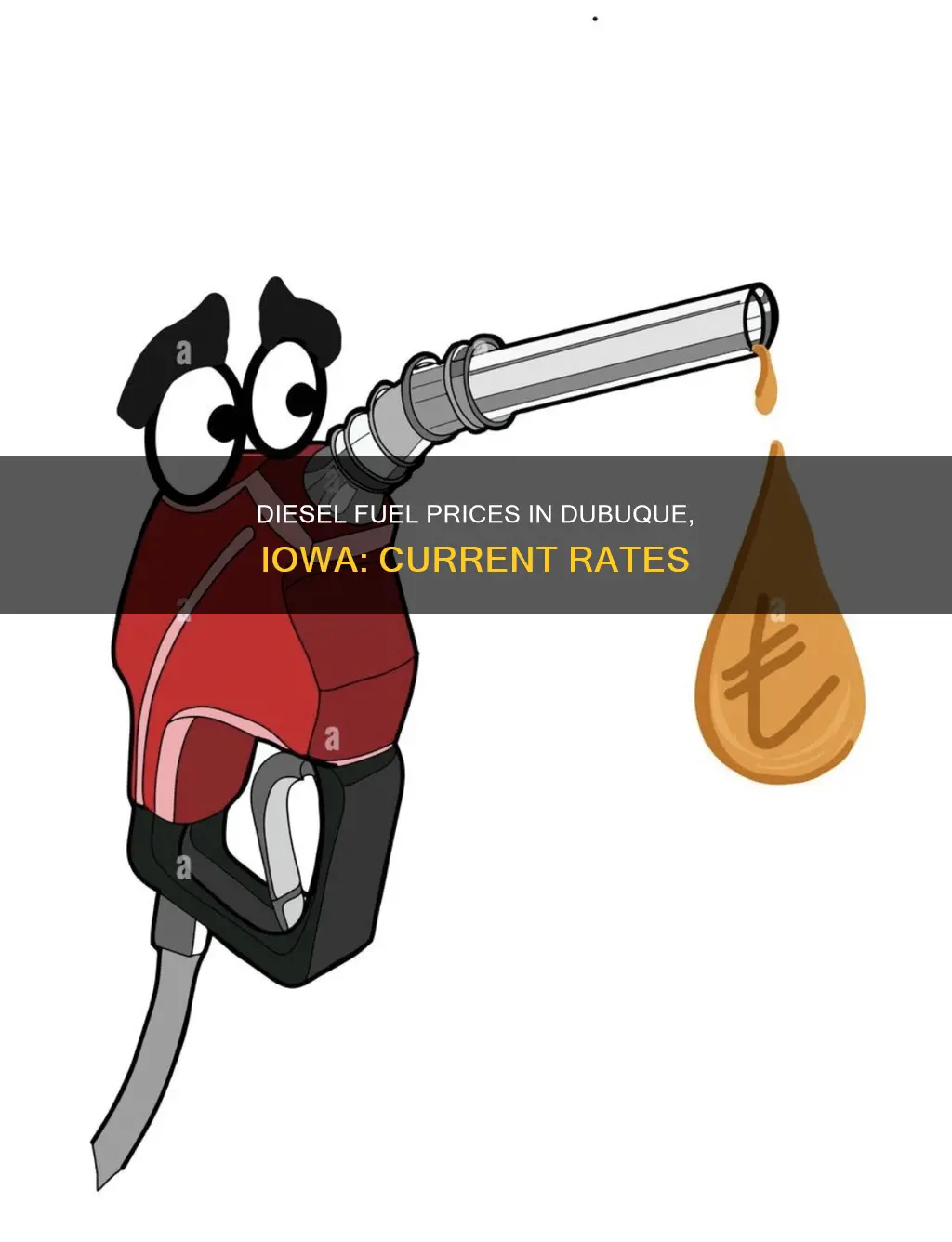 how much is diesel fuel in dubuque iowa