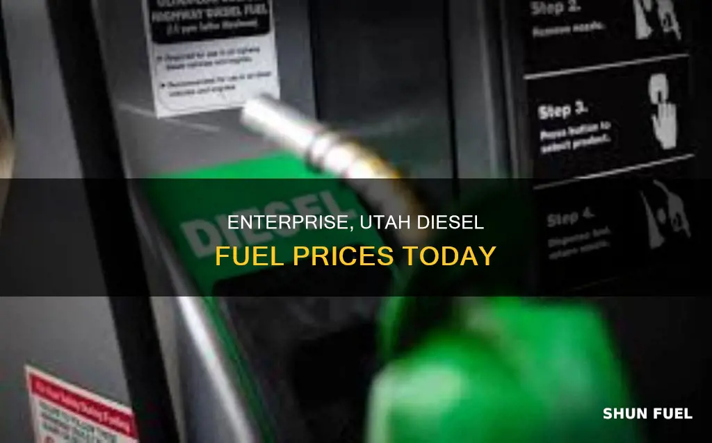 how much is diesel fuel in enterprise utah