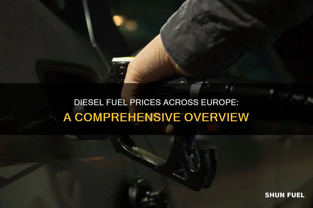 how much is diesel fuel in europe