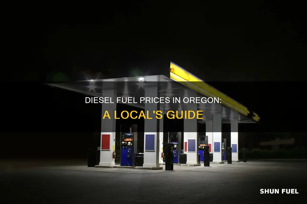 how much is diesel fuel in k falls oregon