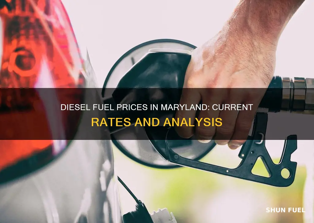 how much is diesel fuel in maryland