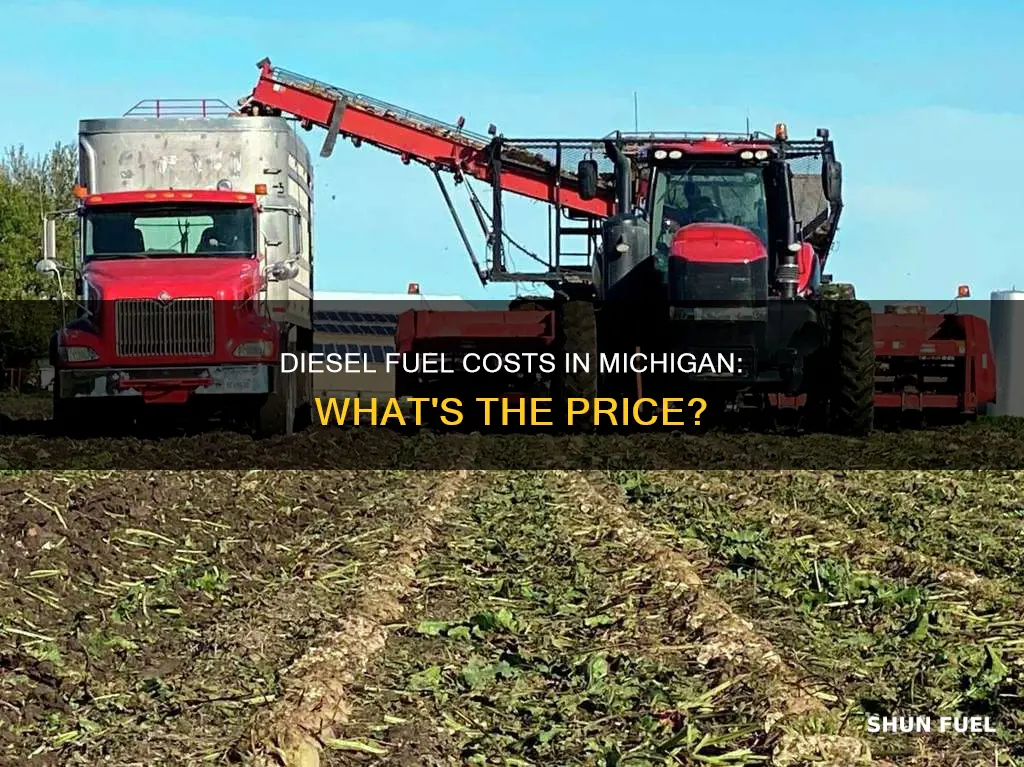 how much is diesel fuel in michigan