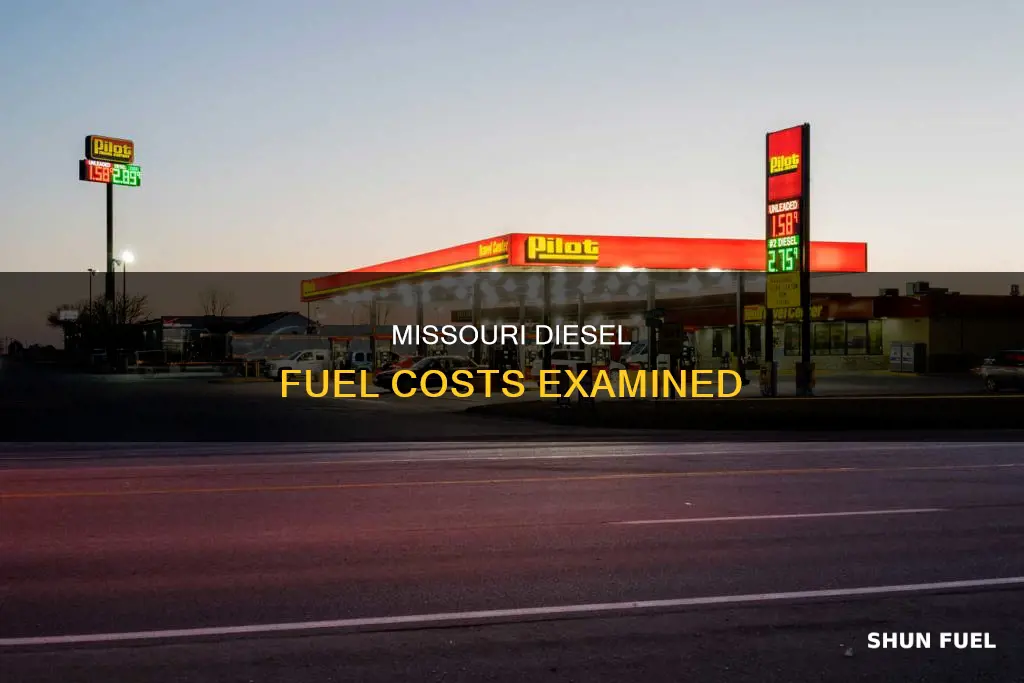 how much is diesel fuel in missouri
