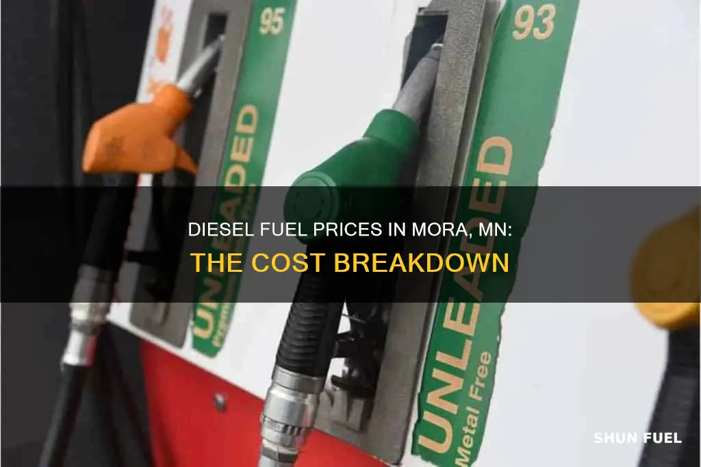 how much is diesel fuel in mora mn