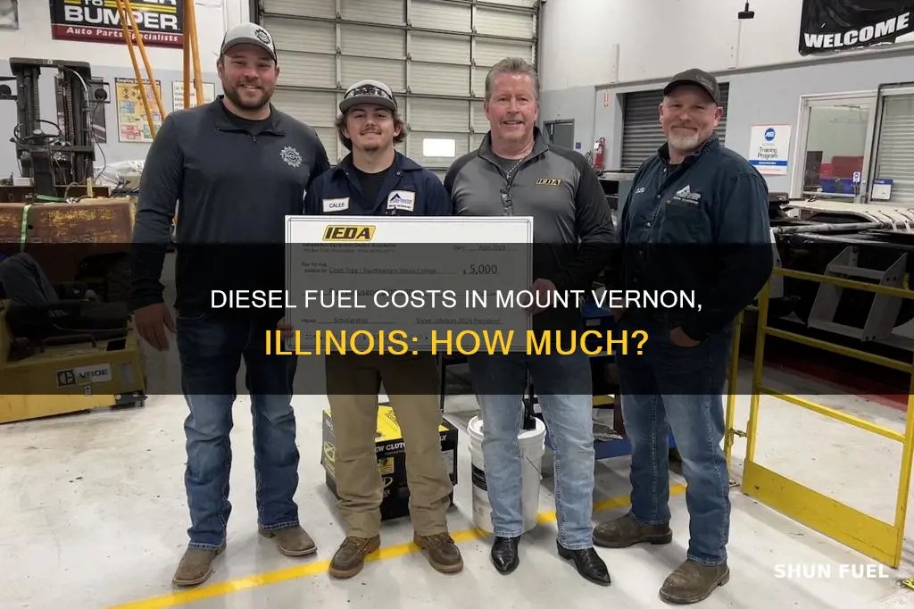 how much is diesel fuel in mount vernon illinois