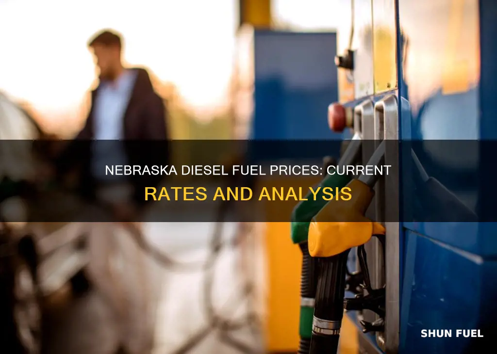 how much is diesel fuel in nebraska