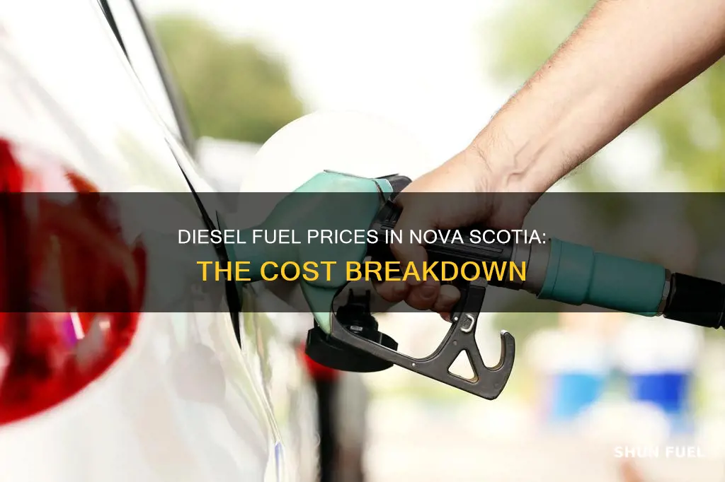 how much is diesel fuel in nova scotia