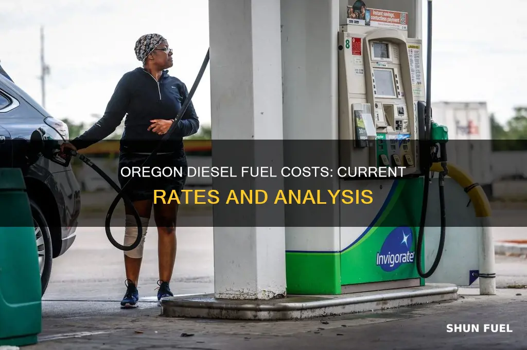 how much is diesel fuel in oregon
