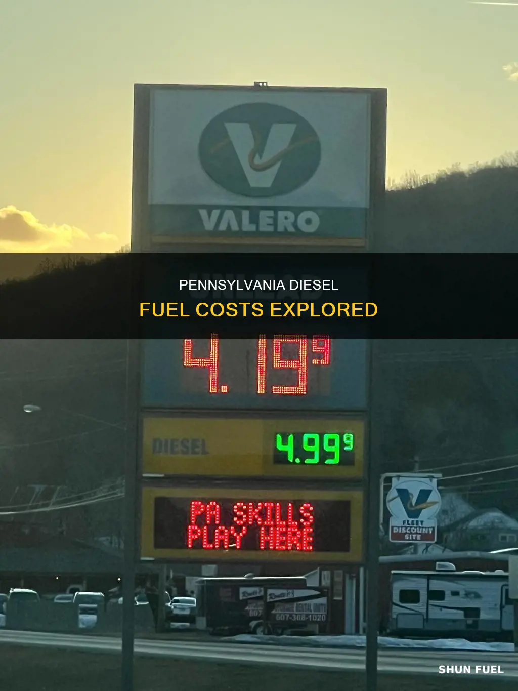 how much is diesel fuel in pa