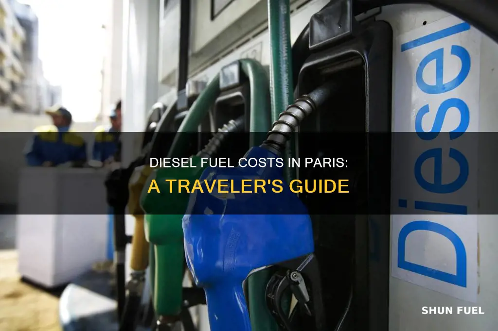 how much is diesel fuel in paris