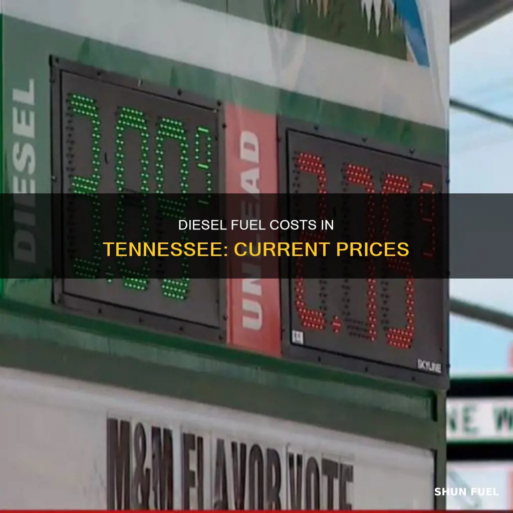 how much is diesel fuel in tennessee