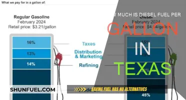 Texas Diesel Fuel Prices: Cost per Gallon