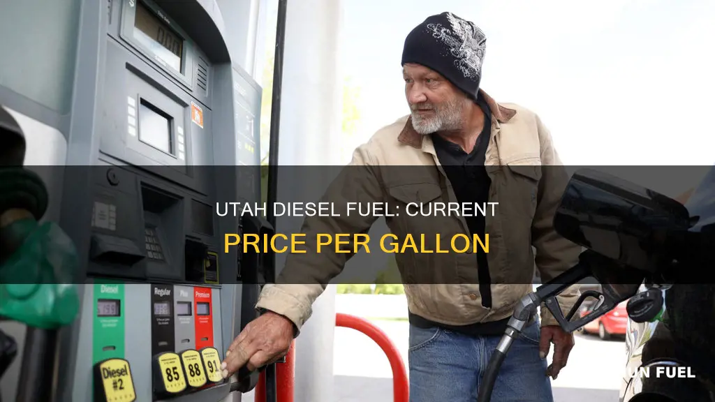 how much is diesel fuel per gallon in utah