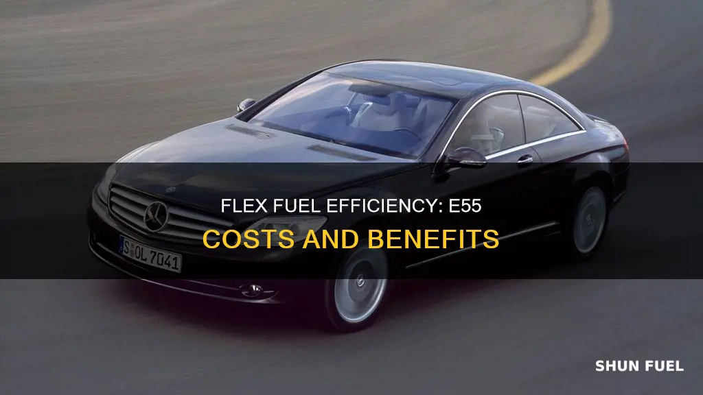 how much is e55 flex fuel