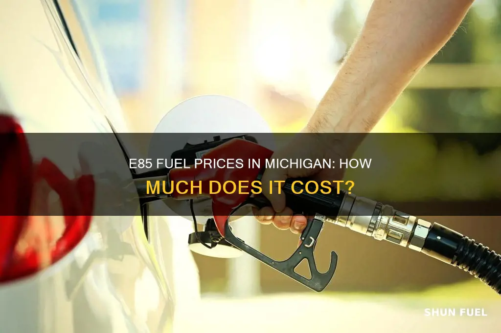 how much is e85 fuel in michigan