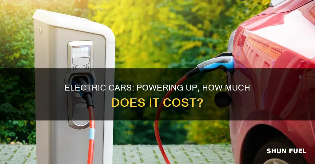 how much is electric fuel for cars