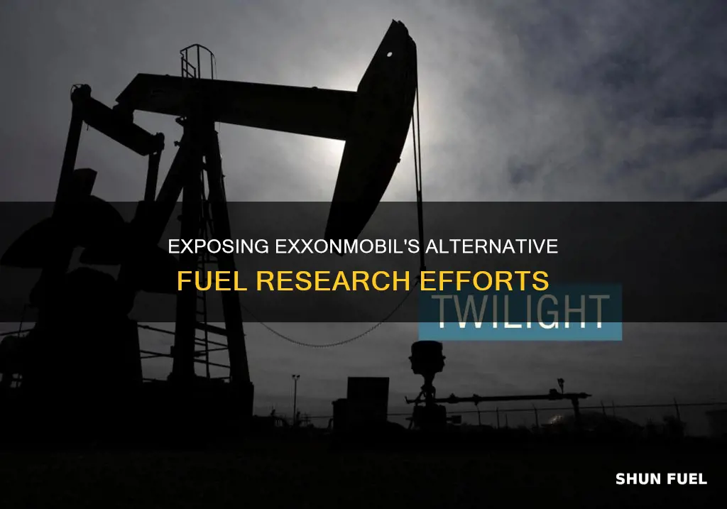 how much is exxonmobil mobile really researching alternative fuels