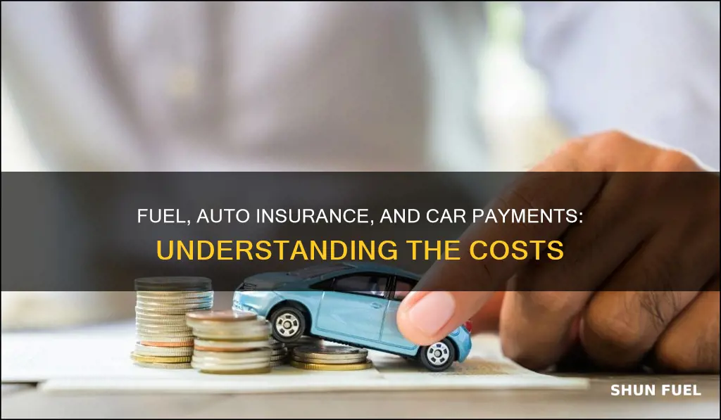 how much is fuel auto insurace and car payment