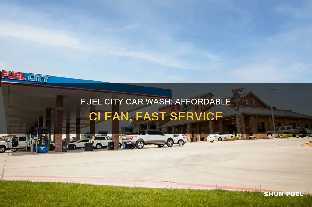 how much is fuel city car wash