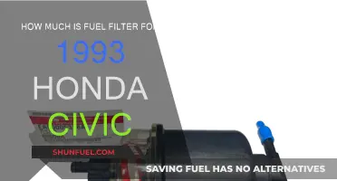 Fuel Filter Cost for 1993 Honda Civic