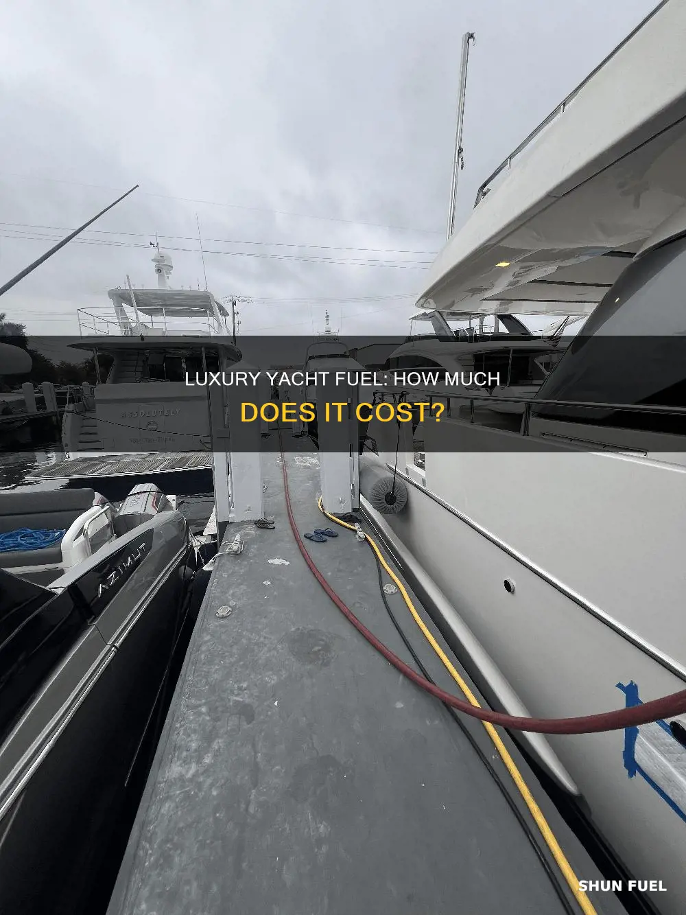 how much is fuel for a yacht