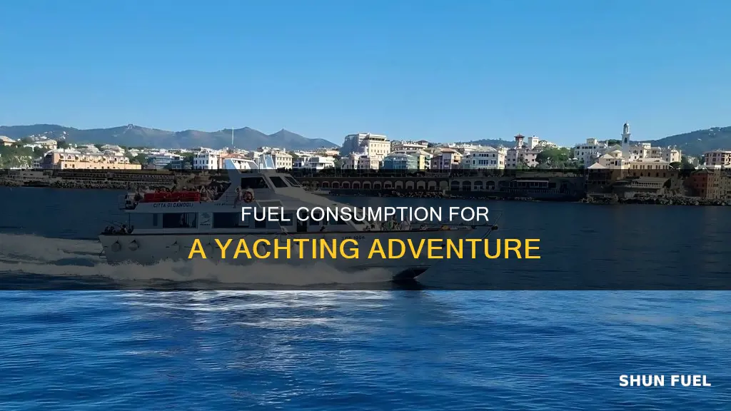 how much is fuel for a yatcht for 9 hours