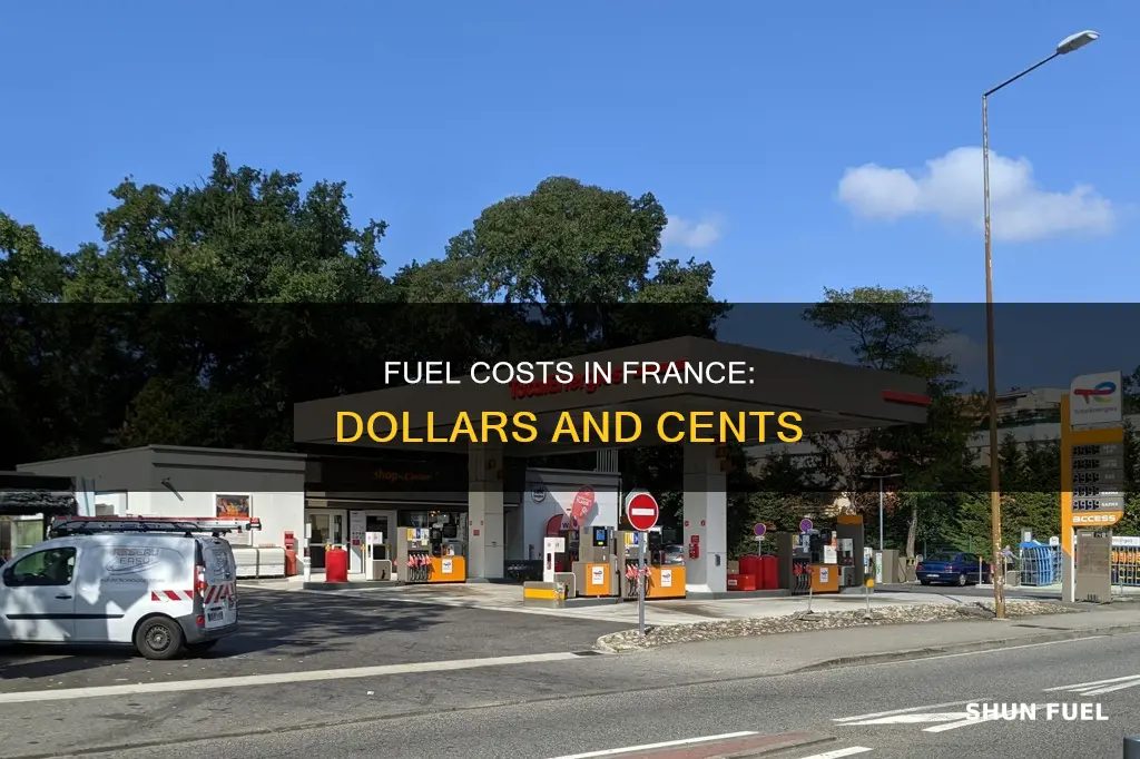 how much is fuel in france in dollars