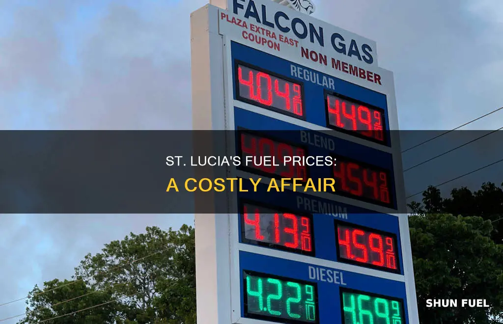 how much is fuel in st lucia
