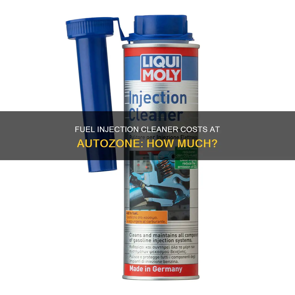how much is fuel injection cleaner at autozone