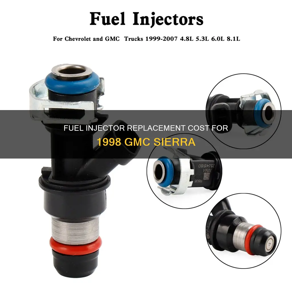 how much is fuel injectors for 1998 gmc sierra