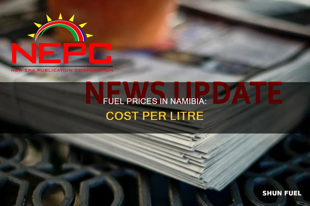 how much is fuel per litre in namibia