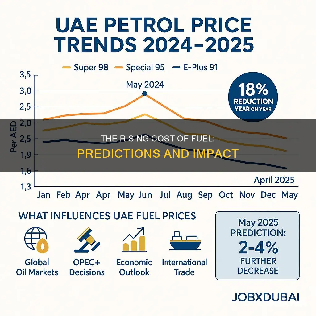 how much is fuel predicted rise