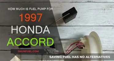 Fuel Pump Replacement Cost for 1997 Honda Accord