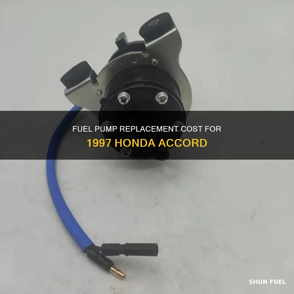 how much is fuel pump for 1997 honda accord