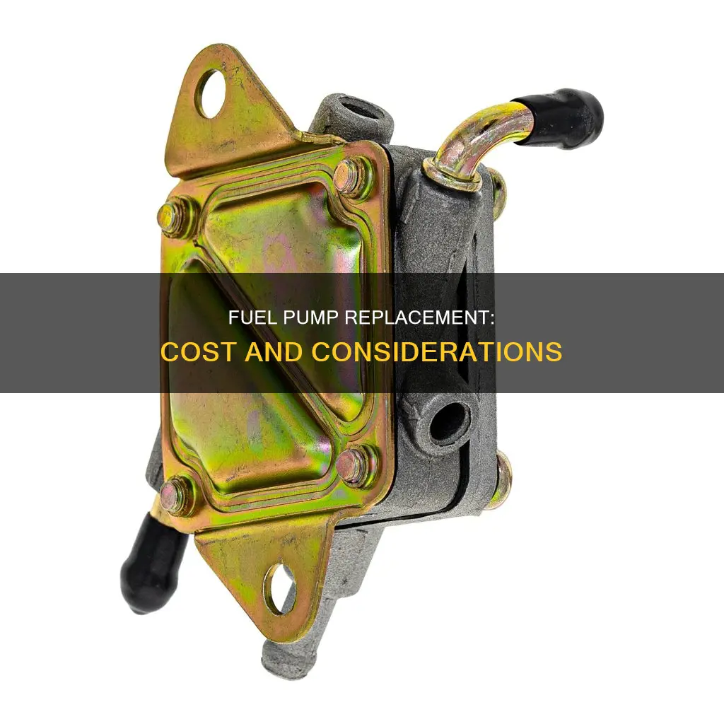 how much is fuel pump