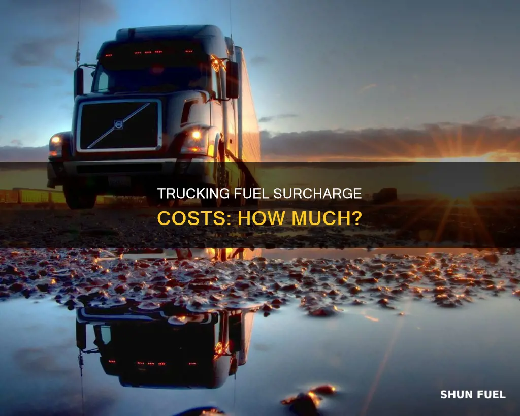 how much is fuel surcharge in trucking